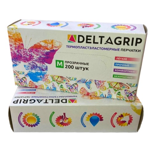 DELTAGRIP TPE Перчатки прозрачные из термопластэластомера DELTAGRIP TPE Перчатки прозрачные из термопластэластомера