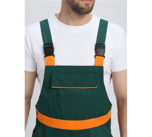 Костюм для ИТР СОП IMP (тк.Саржа,250) п/к, т.зеленый/оранжевый Костюм для ИТР СОП IMP (тк.Саржа,250) п/к, т.зеленый/оранжевый