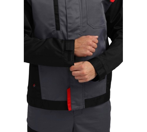 Костюм Сервис NEW (тк.Смесовая,240) п/к, серый/черный Костюм Сервис NEW (тк.Смесовая,240) п/к, серый/черный