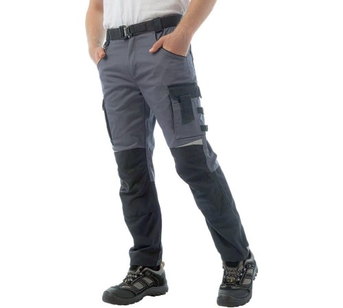 Брюки летние мужские Brodeks KS302-C, 100% хлопок, цвет графит серый, чёрный Брюки летние мужские Brodeks KS302-C, 100% хлопок, цвет графит серый, чёрный