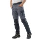 Брюки летние мужские Brodeks KS302-C, 100% хлопок, цвет графит серый, чёрный
