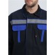 Костюм для ИТР СОП UZ (тк.Саржа,250) брюки, т.синий/васильковый