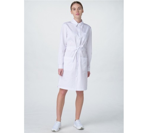 Халат женский Сансара-001 (тк.Смесовая,160) MedLine, белый Халат женский Сансара-001 (тк.Смесовая,160) MedLine, белый