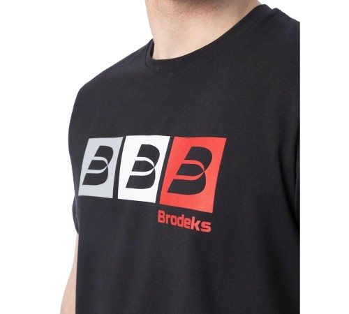 Футболка Brodeks KS705, цвет чёрный Футболка Brodeks KS705, цвет чёрный