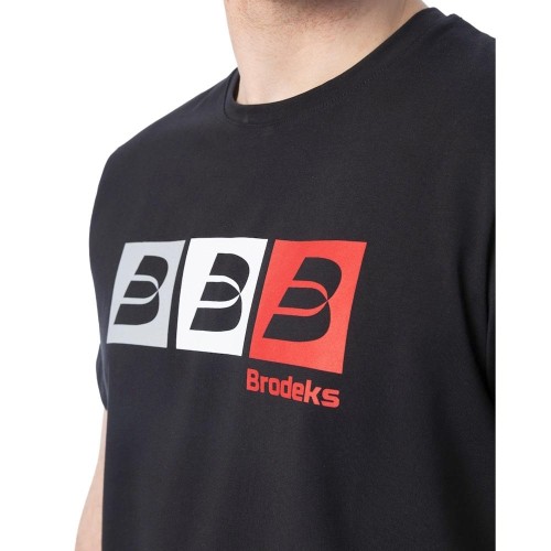 Футболка Brodeks KS705, цвет чёрный Футболка Brodeks KS705, цвет чёрный