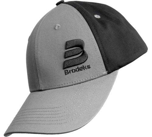 Бейсболка Brodeks KM130, цвет серый, чёрный Бейсболка Brodeks KM130, цвет серый, чёрный