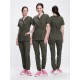 Костюм женский хирургический Модерн-004 (тк.Стрейч,120) MedLine, хаки