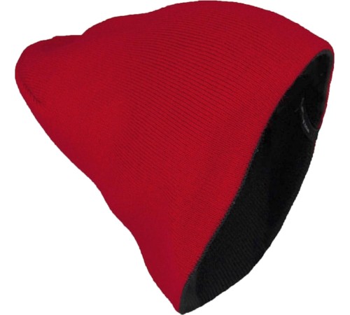 Шапка Brodeks Light Bicolor, цвет красный, чёрный Шапка Brodeks Light Bicolor, цвет красный, чёрный