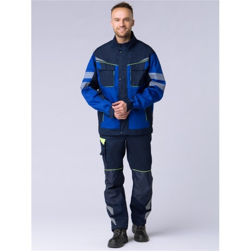Куртка укороченная мужская PROFLINE SPECIALIST (тк.Смесовая,240), т.синий/васильковый Куртка укороченная мужская PROFLINE SPECIALIST (тк.Смесовая,240), т.синий/васильковый
