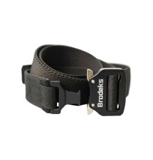 Ремень Brodeks KM102 + стрейч, цвет чёрный, длина 117 см