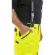 Брюки сигнальные зимние Brodeks KW308, цвет жёлтый, чёрный