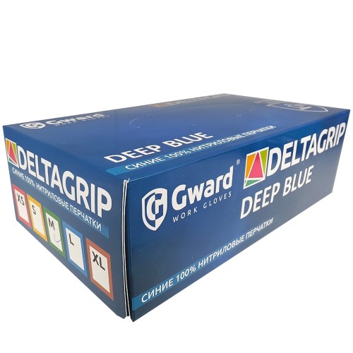 DELTAGRIP Total Black Перчатки нитриловые неопудренные черного цвета DELTAGRIP Total Black Перчатки нитриловые неопудренные черного цвета