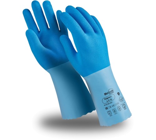 Перчатки Manipula Specialist® Рефлекс (интерлок+латекс 1,4мм), L-T-16/CG-949 Перчатки Manipula Specialist® Рефлекс (интерлок+латекс 1,4мм), L-T-16/CG-949