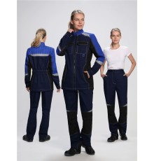 Костюм женский Формула-1 IMP (тк.Смесовая,240) брюки, т.синий/васильковый/черный