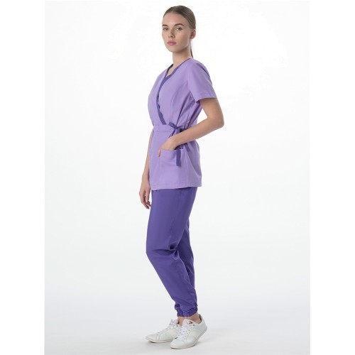 Костюм женский Симпл-001 (тк.Смесовая,120) MedLine, фиолетовый/сирень