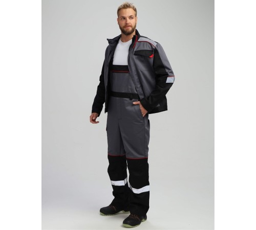 Костюм Сервис NEW (тк.Смесовая,240) п/к, серый/черный Костюм Сервис NEW (тк.Смесовая,240) п/к, серый/черный