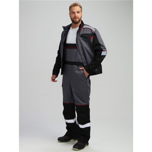 Костюм Сервис NEW (тк.Смесовая,240) п/к, серый/черный Костюм Сервис NEW (тк.Смесовая,240) п/к, серый/черный