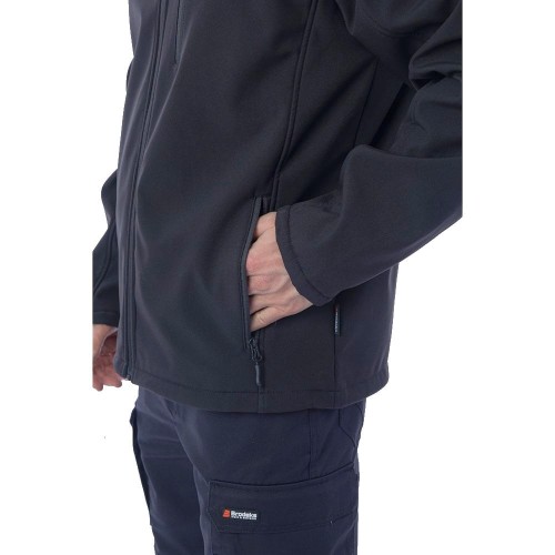 Куртка софтшелл Brodeks KS232, цвет чёрный Куртка софтшелл Brodeks KS232, цвет чёрный