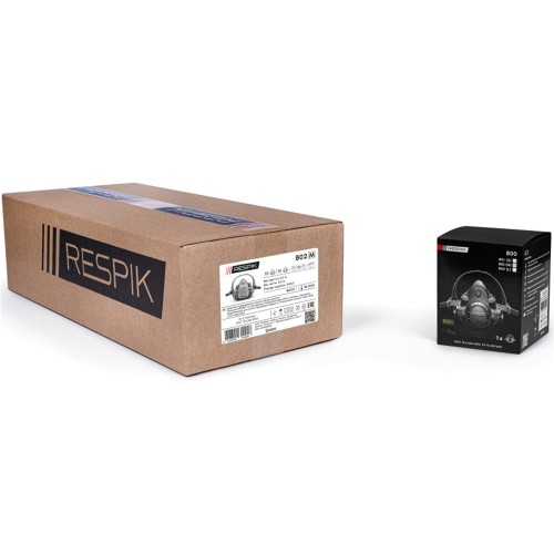 Полумаска RESPIK® 800, серый Полумаска RESPIK® 800, серый