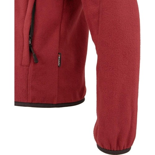 Толстовка флисовая Brodeks KS211, цвет бордовый Толстовка флисовая Brodeks KS211, цвет бордовый
