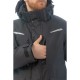 Куртка-парка зимняя мужская Brodeks KW215, цвет чёрный