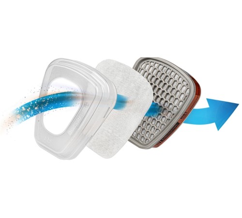 Фильтр противоаэрозольный RESPIK® R11 P1 R (2 шт) Фильтр противоаэрозольный RESPIK® R11 P1 R (2 шт)