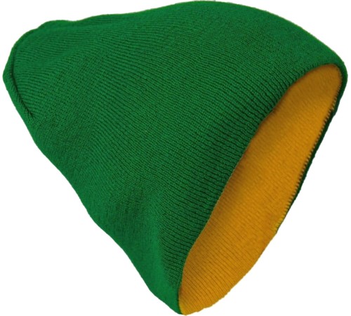 Шапка Brodeks Light Bicolor, цвет зёленый, жёлтый Шапка Brodeks Light Bicolor, цвет зёленый, жёлтый