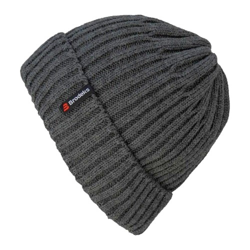Шапка Brodeks fleece lining, цвет тёмно-серый Шапка Brodeks fleece lining, цвет тёмно-серый