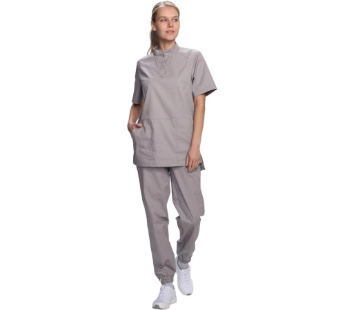 Костюм женский MedLine® Ева (тк.Смесовая,145), св.серый Костюм женский MedLine® Ева (тк.Смесовая,145), св.серый
