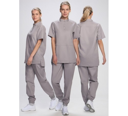Костюм женский MedLine® Ева (тк.Смесовая,145), св.серый Костюм женский MedLine® Ева (тк.Смесовая,145), св.серый