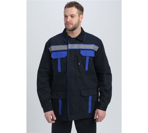 Костюм для ИТР СОП IMP (тк.Саржа,250) п/к, т.синий/васильковый Костюм для ИТР СОП IMP (тк.Саржа,250) п/к, т.синий/васильковый