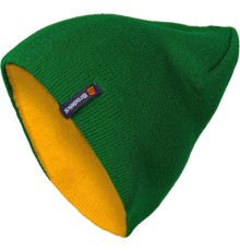 Шапка Brodeks Light Bicolor, цвет зёленый, жёлтый