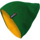Шапка Brodeks Light Bicolor, цвет зёленый, жёлтый