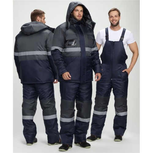 Костюм зимний Мегрес-2 СОП (тк.OxLine,90) п/к, т.серый/т.синий Костюм зимний Мегрес-2 СОП (тк.OxLine,90) п/к, т.серый/т.синий