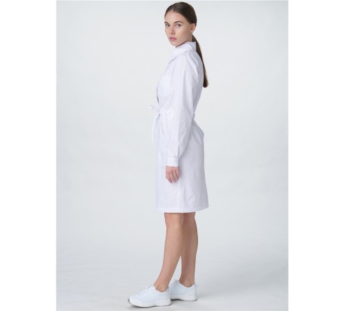 Халат женский Сансара-001 (тк.Смесовая,160) MedLine, белый Халат женский Сансара-001 (тк.Смесовая,160) MedLine, белый