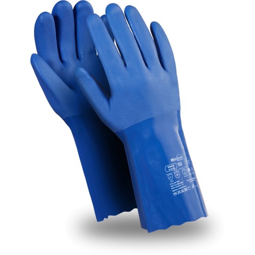 Перчатки Manipula Specialist® Шельф (интерлок+ПВХ 1,9мм), P-T-23/CG-981