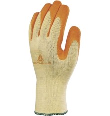 Перчатки DeltaPlus™ VE730OR (хлопок/полиэстер+рельефный латекс)