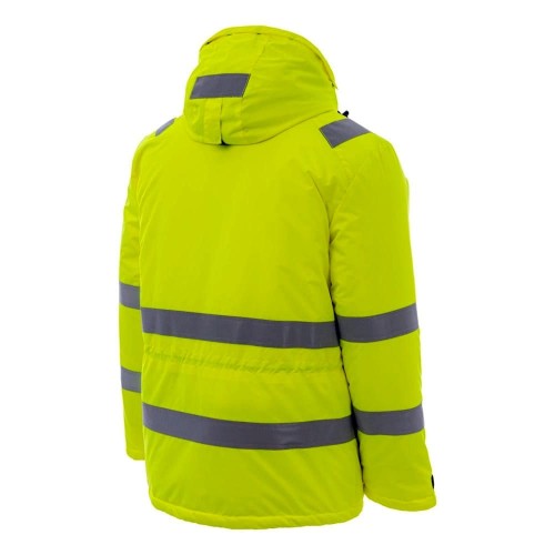 Куртка-парка сигнальная зимняя Brodeks KW220, цвет жёлтый Куртка-парка сигнальная зимняя Brodeks KW220, цвет жёлтый