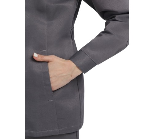 Костюм женский Весна-1 СОП NEW (тк.Смесовая,210) брюки, т.серый/красный Костюм женский Весна-1 СОП NEW (тк.Смесовая,210) брюки, т.серый/красный