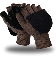 Перчатки-варежки Manipula Specialist® Эвены(шерсть, акрил+спилок), WG-795