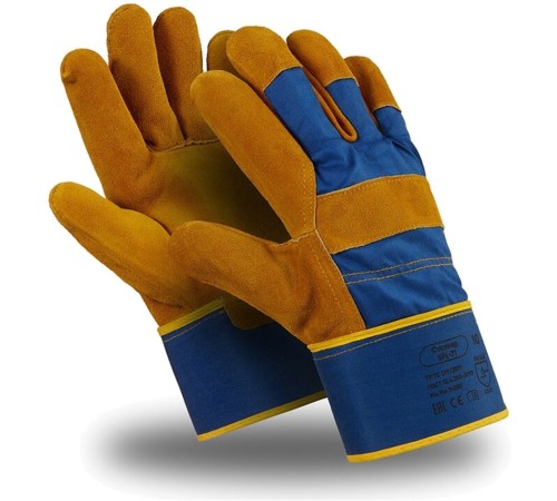 Перчатки Manipula Specialist® Сталкер (спилок/ткань+интерлок), SPL-71/MG-291