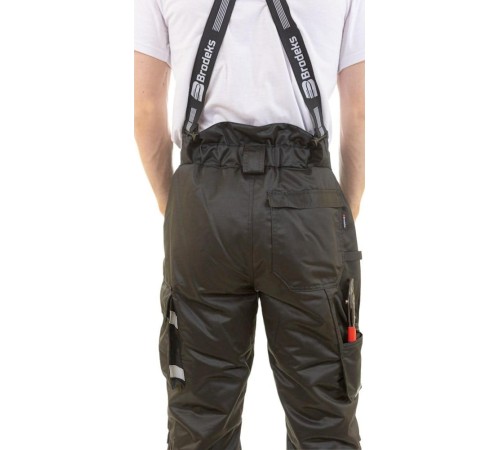 Брюки зимние мужские Brodeks KW304, цвет чёрный Брюки зимние мужские Brodeks KW304, цвет чёрный