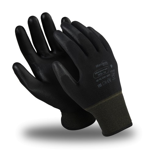 Перчатки Manipula Specialist® Микропол (нейлон+полиуретан), TPU-12/MG-161 Перчатки Manipula Specialist® Микропол (нейлон+полиуретан), TPU-12/MG-161