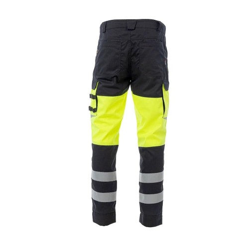 Брюки сигнальные Brodeks KS309, цвет жёлтый, чёрный Брюки сигнальные Brodeks KS309, цвет жёлтый, чёрный