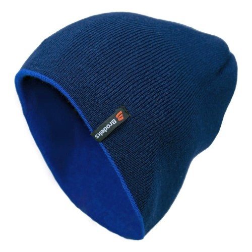 Шапка Brodeks Light Bicolor, цвет тёмно-синий, синий Шапка Brodeks Light Bicolor, цвет тёмно-синий, синий