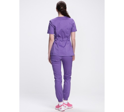 Костюм женский хирургический Модерн-004 (тк.Стрейч,120) MedLine, сиреневый Костюм женский хирургический Модерн-004 (тк.Стрейч,120) MedLine, сиреневый