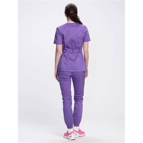 Костюм женский хирургический Модерн-004 (тк.Стрейч,120) MedLine, сиреневый Костюм женский хирургический Модерн-004 (тк.Стрейч,120) MedLine, сиреневый