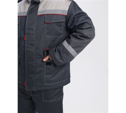 Костюм зимний Флофт-1 IMP (тк.Смесовая,240) брюки, т.серый/св.серый Костюм зимний Флофт-1 IMP (тк.Смесовая,240) брюки, т.серый/св.серый