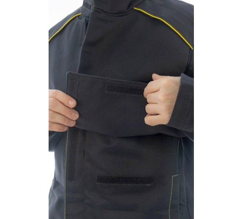 Куртка сварщика Brodeks FS28-02, цвет чёрный Куртка сварщика Brodeks FS28-02, цвет чёрный