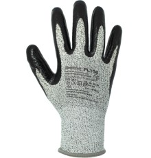 Перчатки ArmProtect противопорезные (НРРЕ+нитрил), PL100